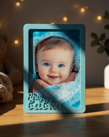 3D fotorámik pre foto 10x15 - Turquoise - Babka